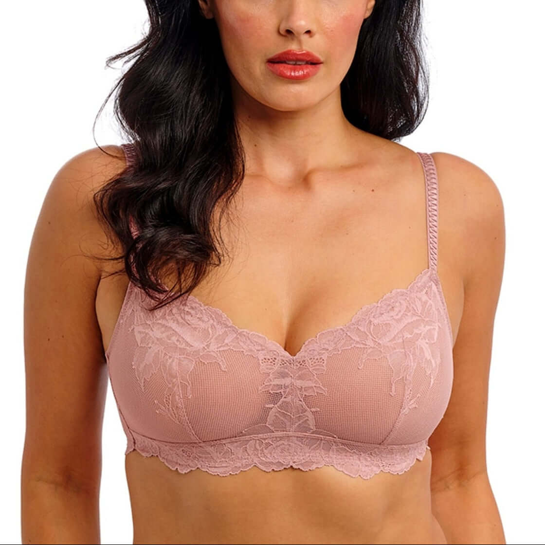 Bralette Sin Aros Vivid Attraction Wacoal WA810384 Rosa palo