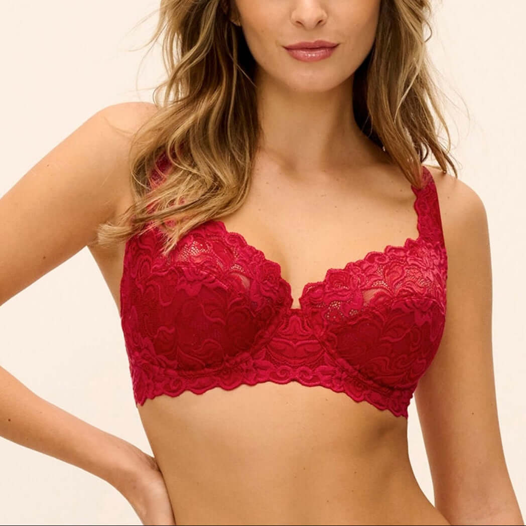 Sujetador con Aros Eglantine Wacoal WEBFA662 Barbadors Cherry