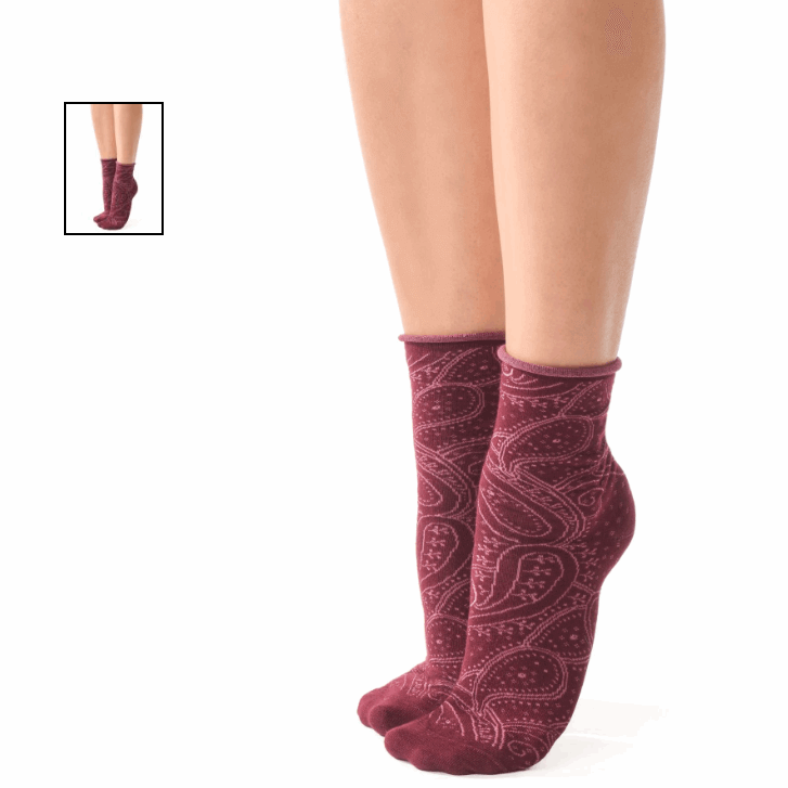 Calcetines mujer tobilleros Golden Lady 152 BBB Unica Vino