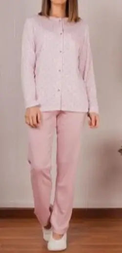 Pijamas mujer Rachas & Abreu 21367 Rosa palo ⭐⭐⭐✩✩
