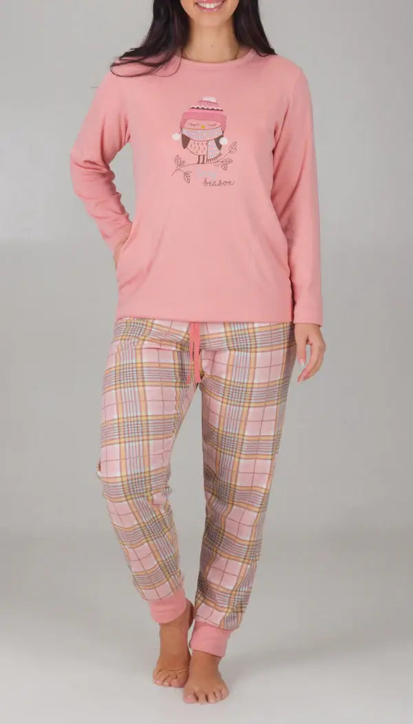Pijamas mujer Rachas & Abreu 23359 Salmon ⭐⭐⭐✩✩