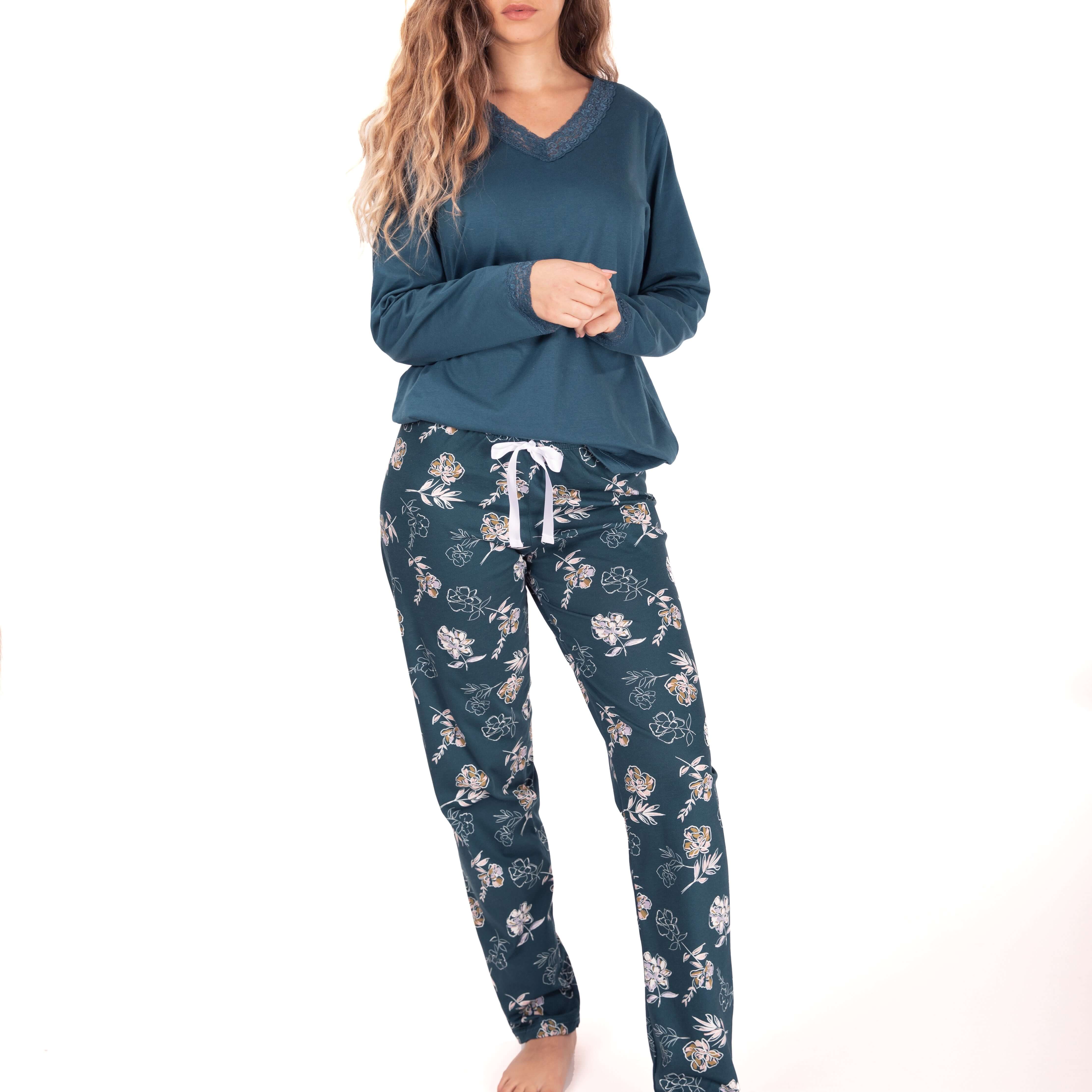 Pijama mujer Rachas & Abreu 25366 Verde