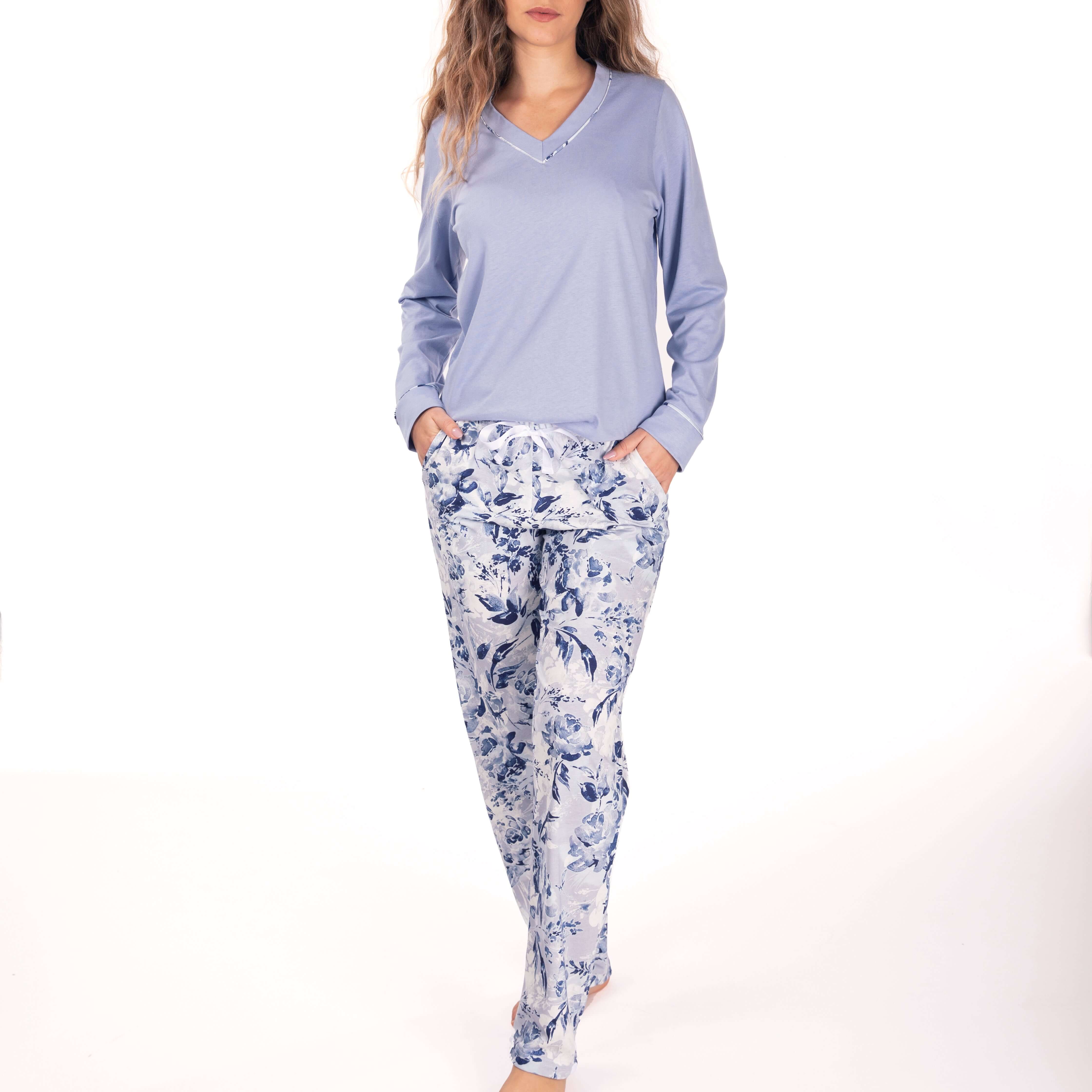 Pijama mujer Rachas & Abreu 25372 Azul