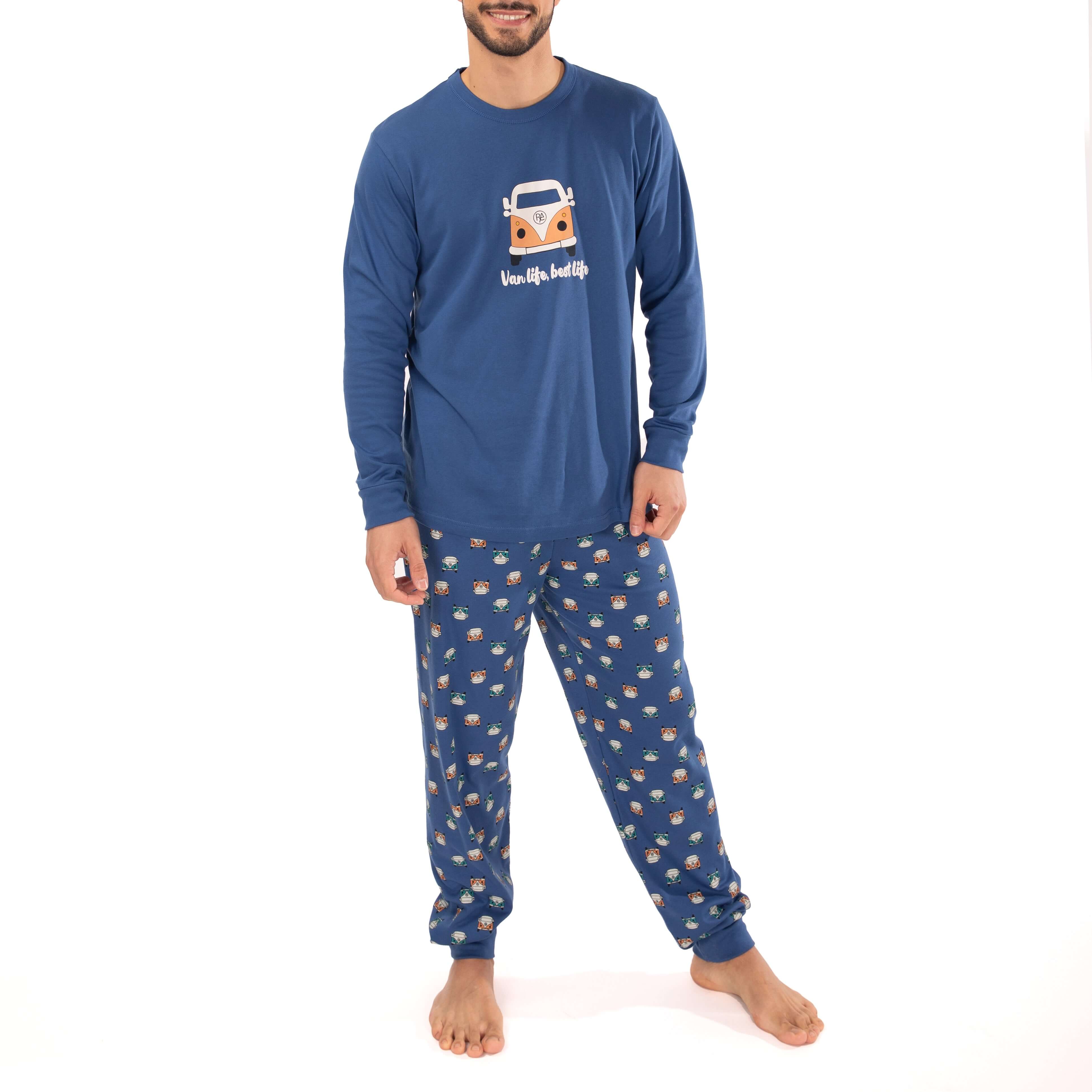 Pijama hombre Rachas & Abreu 25457 Azul