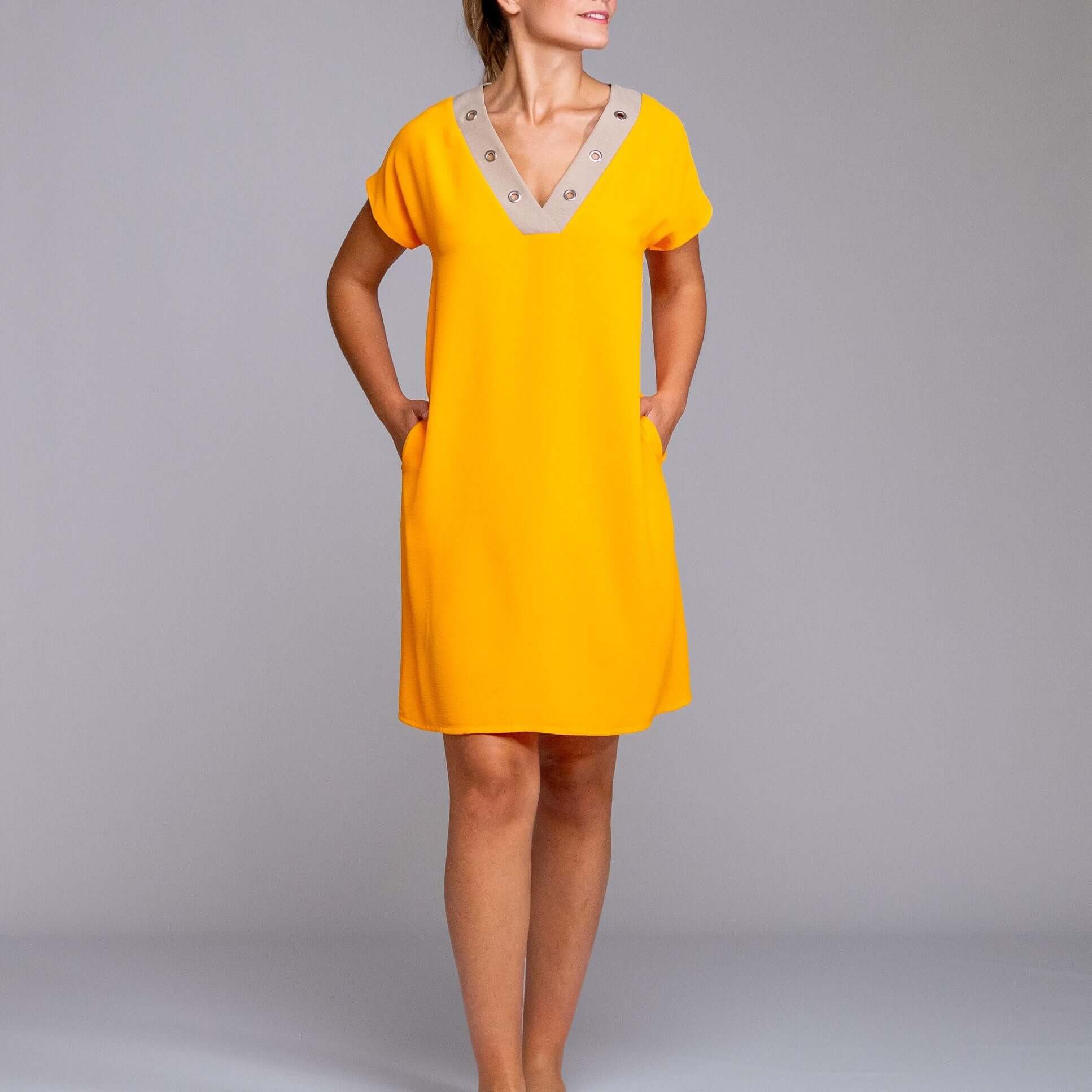Vestido Egatex 261508 Naranja