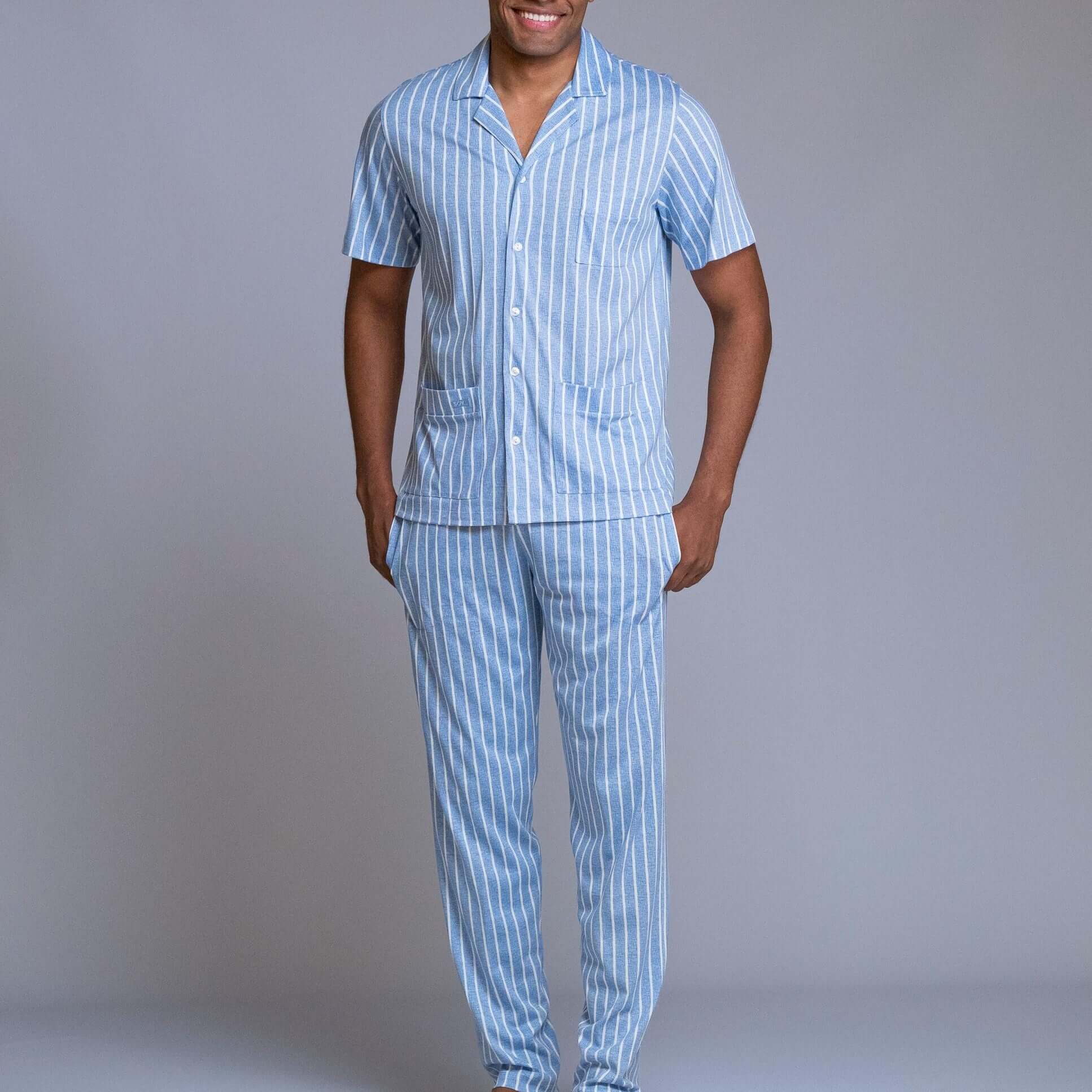 Pijama hombre Egatex 261633 Azul