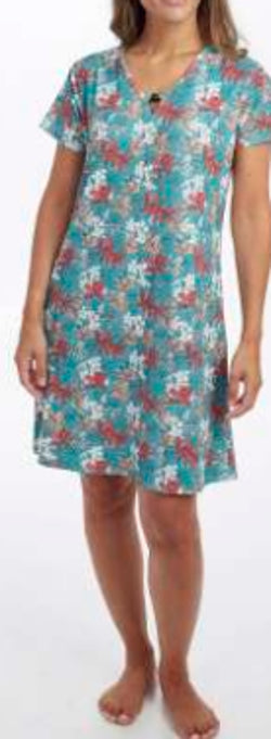 Vestido de verano CUE 28421 M Turquesa