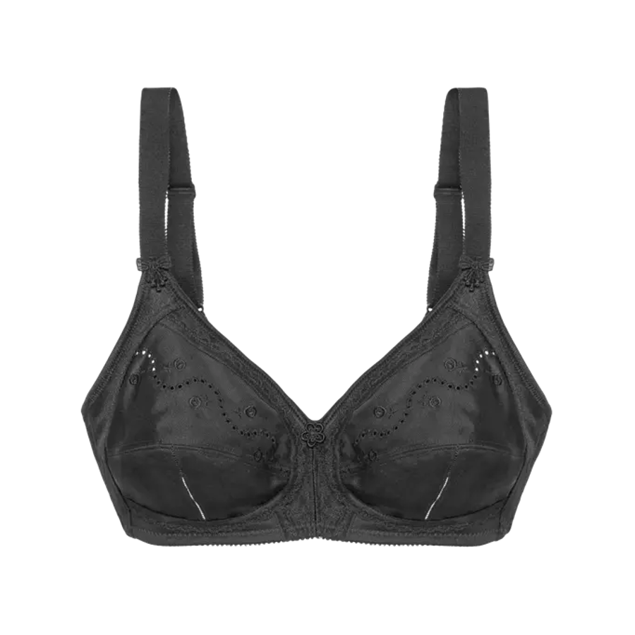 Sujetador Triumph sin aros Doreen cotton N Negro