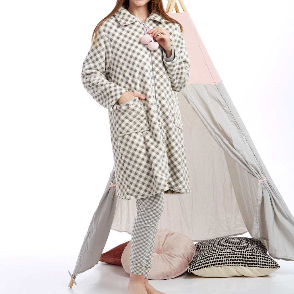 Batas mujer CUE 31507 Gris ⭐⭐⭐⭐⭐