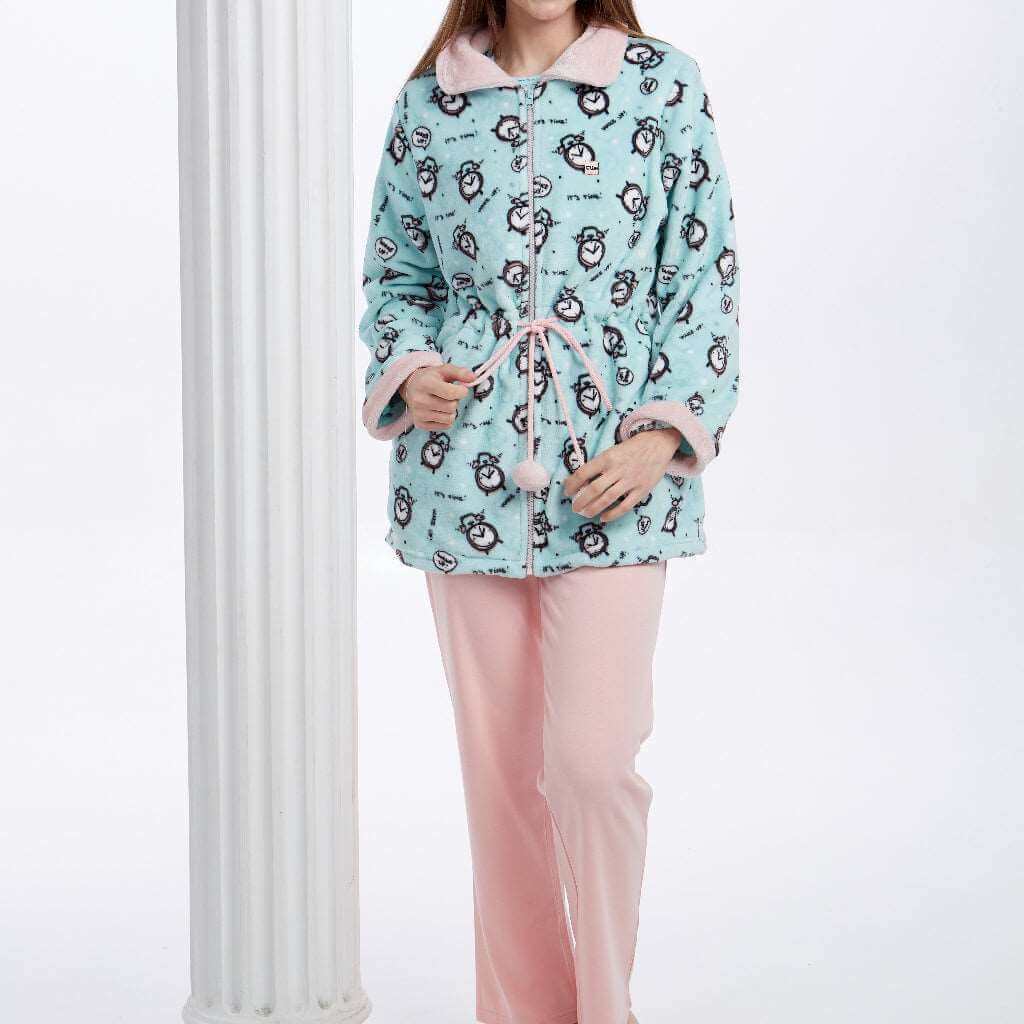 Batas mujer CUE 31513 Celeste ⭐⭐⭐⭐⭐