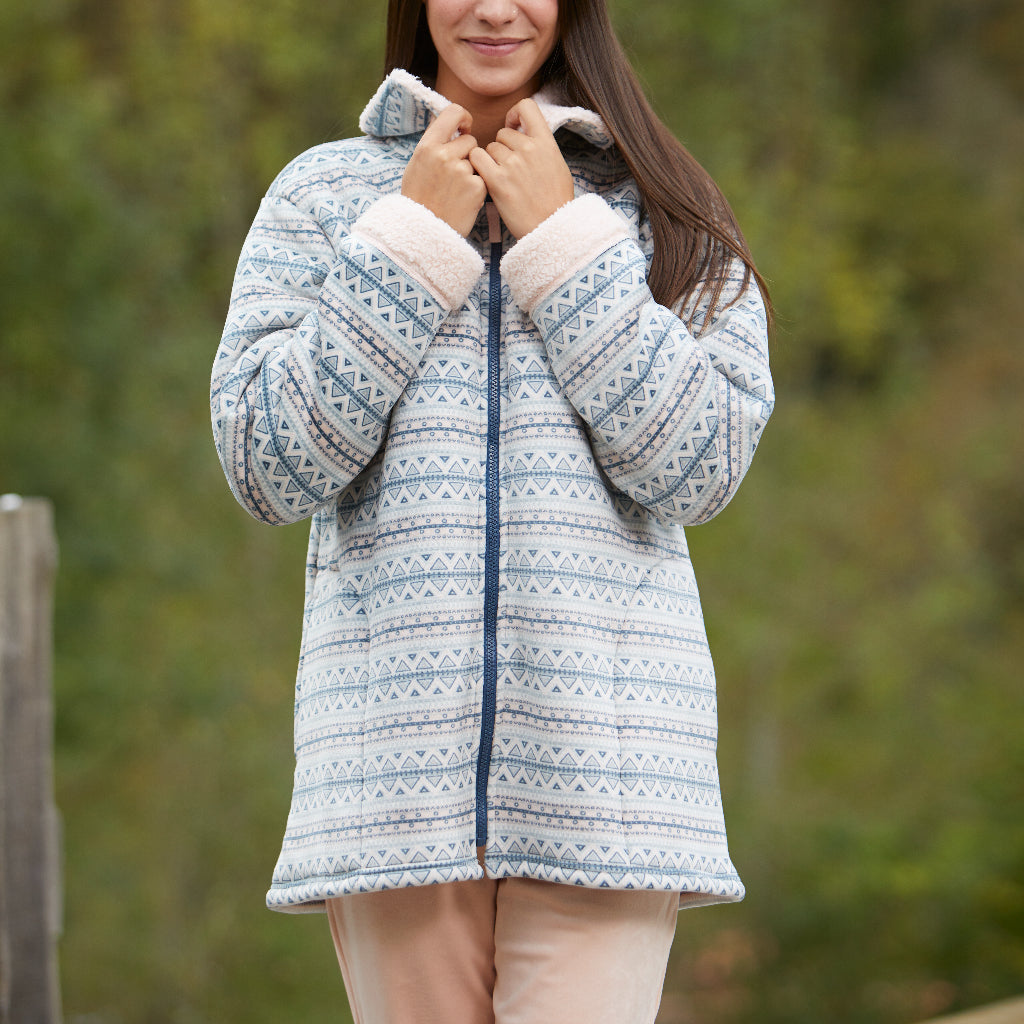 Batas mujer CUE 33542 Azul ⭐⭐⭐⭐⭐