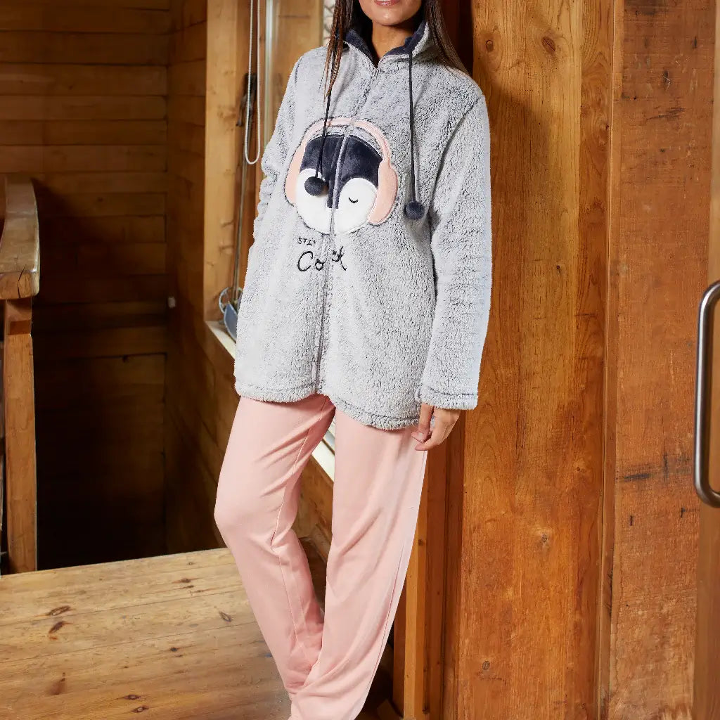 Batas mujer CUE 33546 Gris ⭐⭐⭐⭐⭐