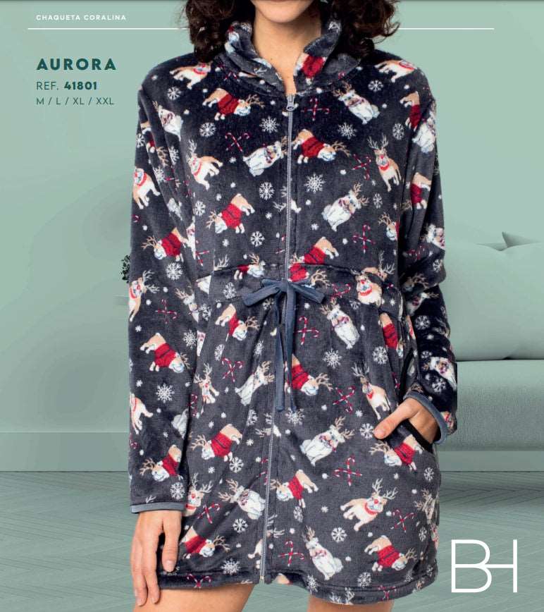 Batas mujer Blanca Hernandez 41801 Negro ⭐⭐⭐⭐⭐