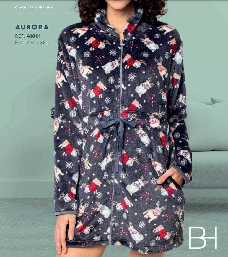 Batas mujer Blanca Hernandez 41801 Negro ⭐⭐⭐⭐⭐