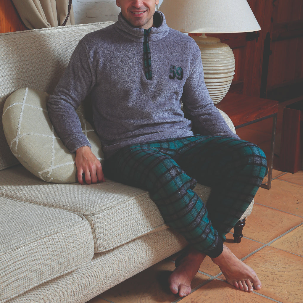 Pijamas hombre BH 42089 Gris ⭐⭐⭐⭐⭐