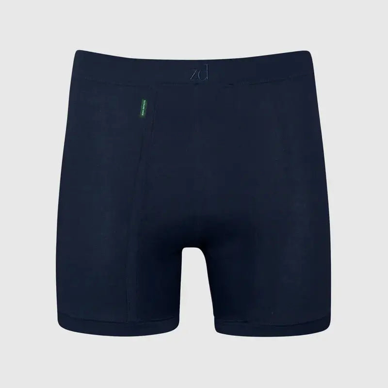 Calzoncillos ZD boxer abierto Helios algodón egipcio Marino
