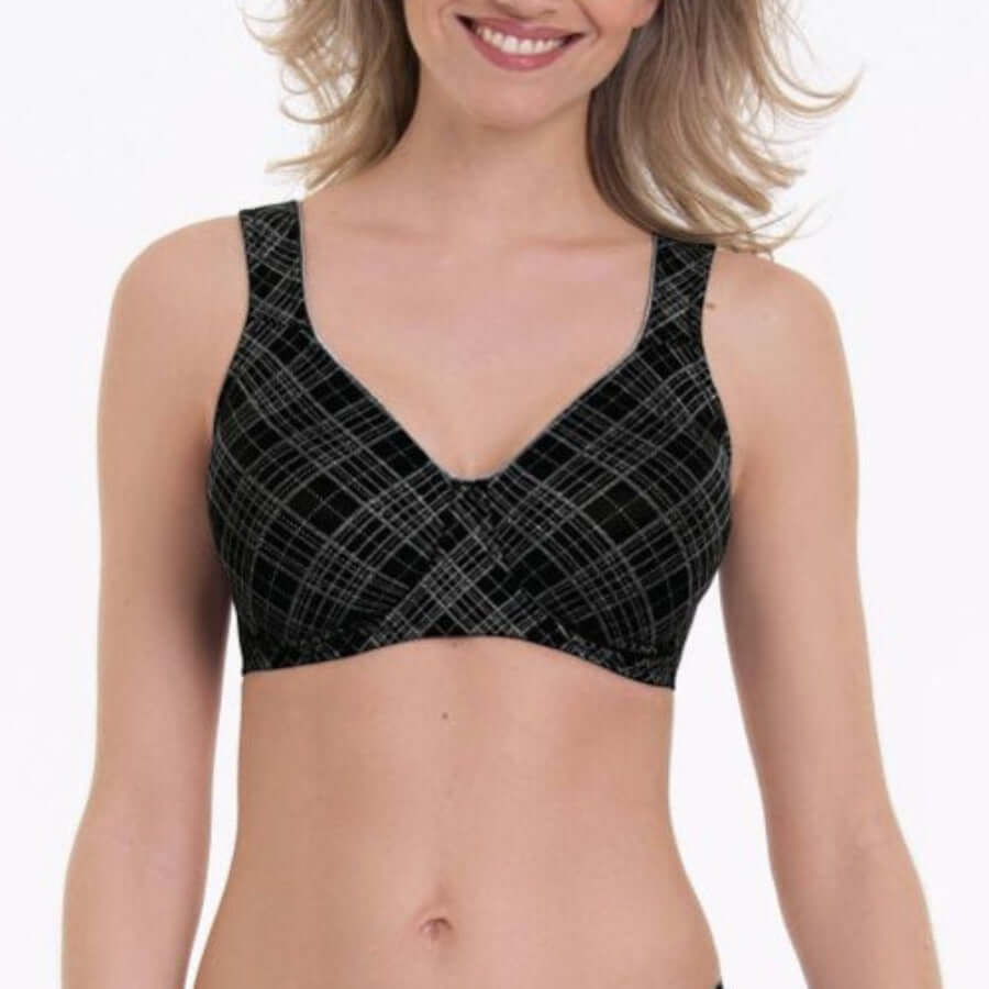 Sujetador Rosa Faia con aros 5246 Twin Art Black grey