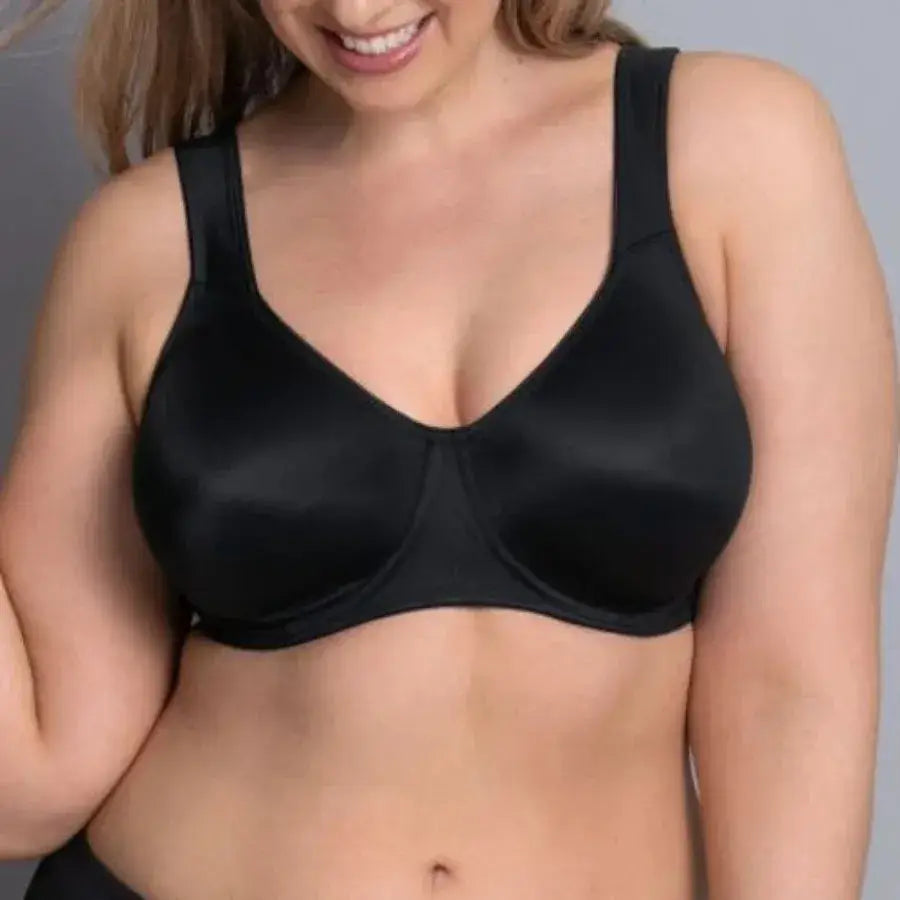 Sujetador Rosa Faia con aros 5490 Twin Copas grandes Black