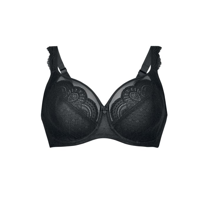 Sujetador Rosa Faia con aros 5635 Selma Copas grandes Black