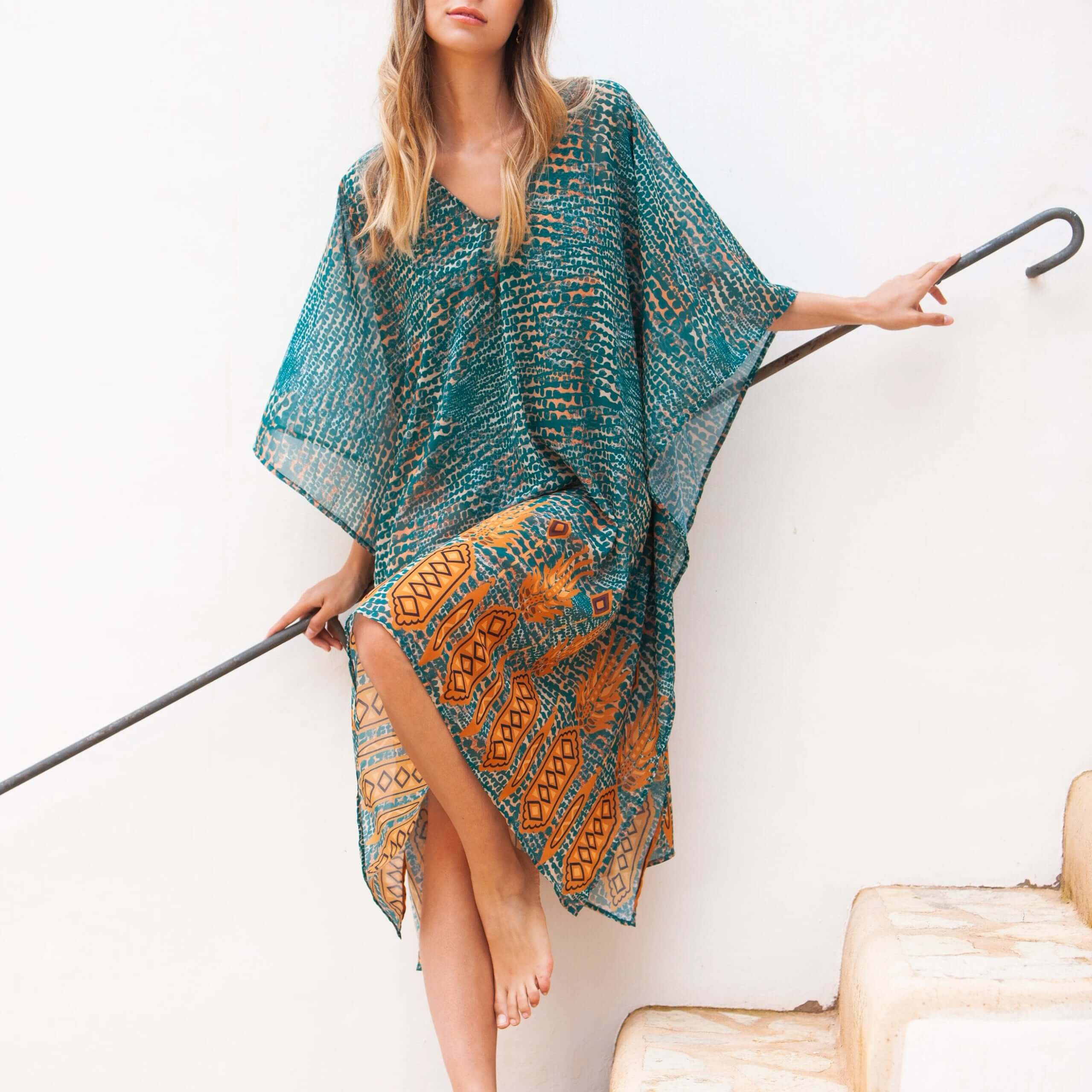 Kaftan Deidad 65261 Unica Verde kaki