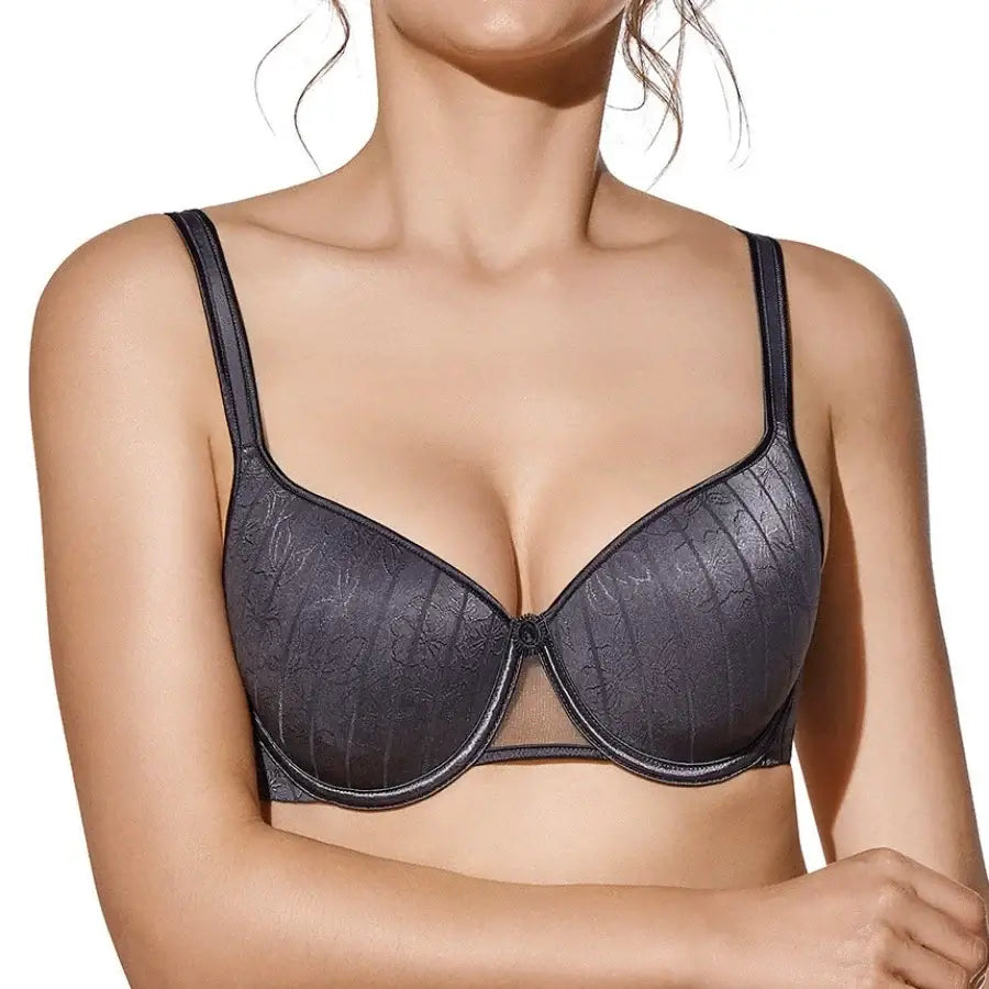 Sujetador Selene con aros Vanesa Gris claro C