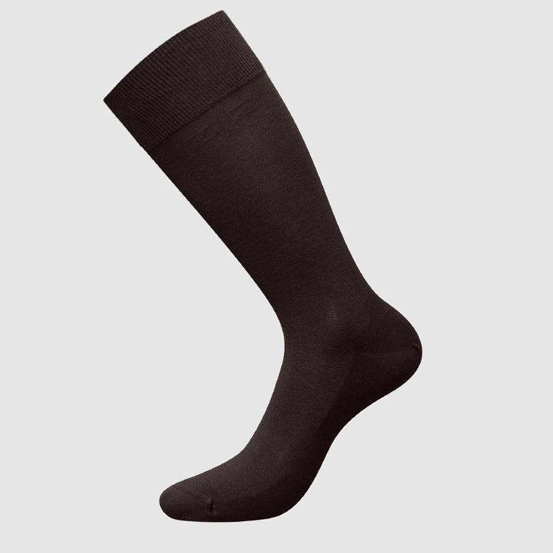 Calcetines hombre ZD corto Hilo de Soja Marron Unica