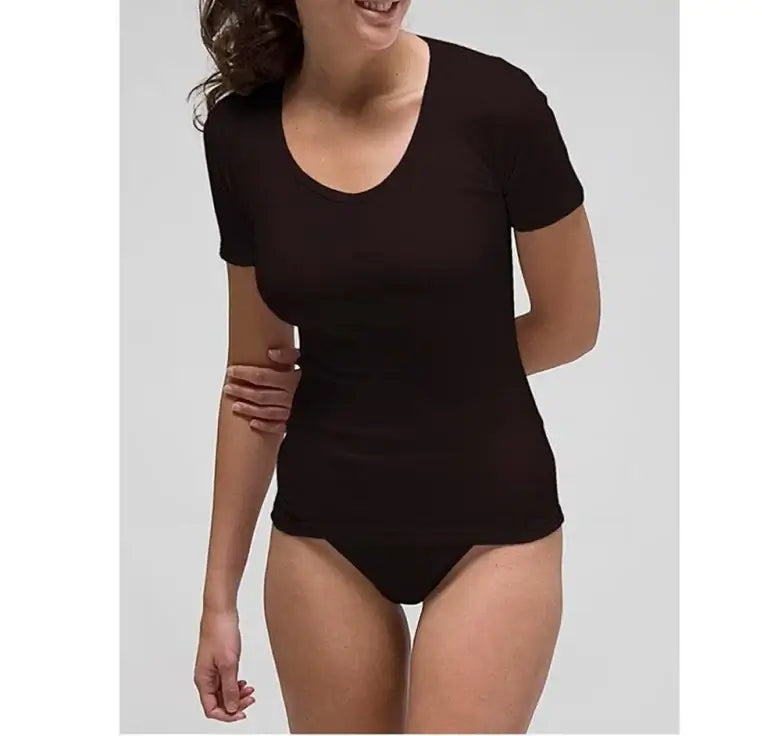 Camiseta mujer manga corta Rapife 2208 Negro