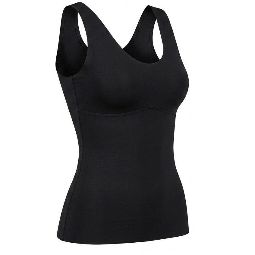 Camiseta Essential Anita 0654 con Cazoleta Integrada en color negro, ideal para una sujeción cómoda y elegante.