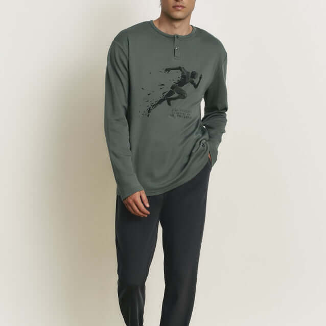 Pijama hombre Promise H35083 (3 piezas)