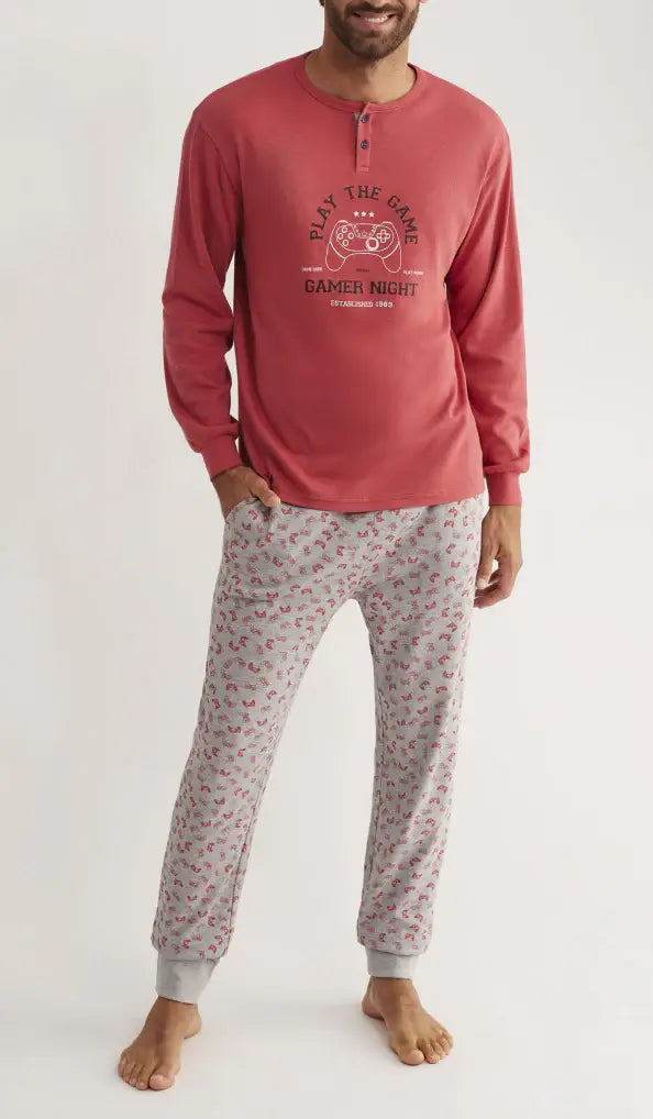 Pijamas hombre Promise 33433 (3 piezas)