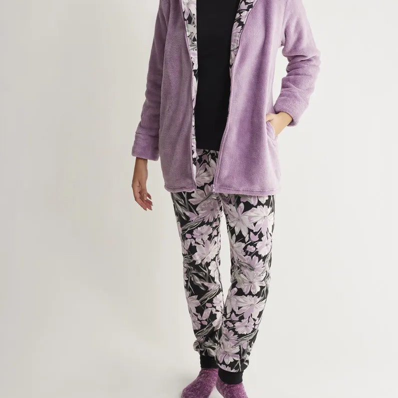 Pijamas mujer Promise 16893 (3 Piezas) Lila ⭐⭐⭐⭐⭐