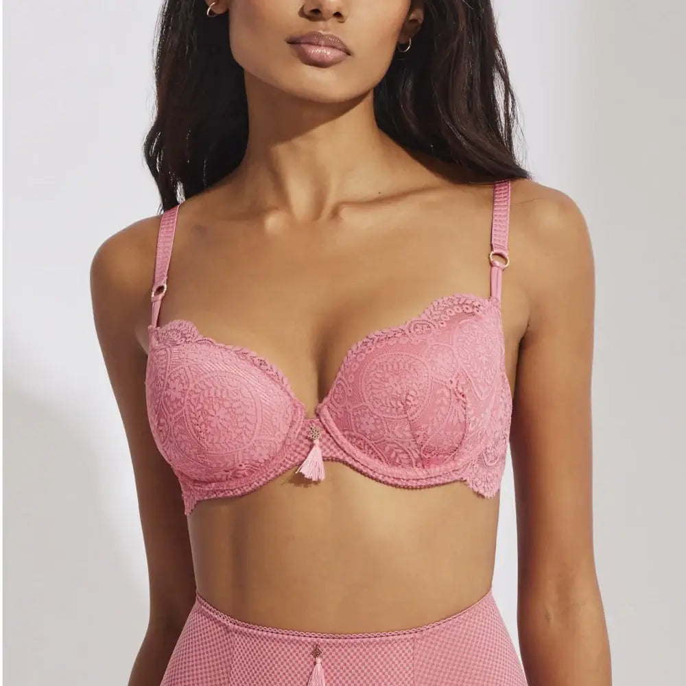 Sujetador Selmark 31117 con aros Fresa