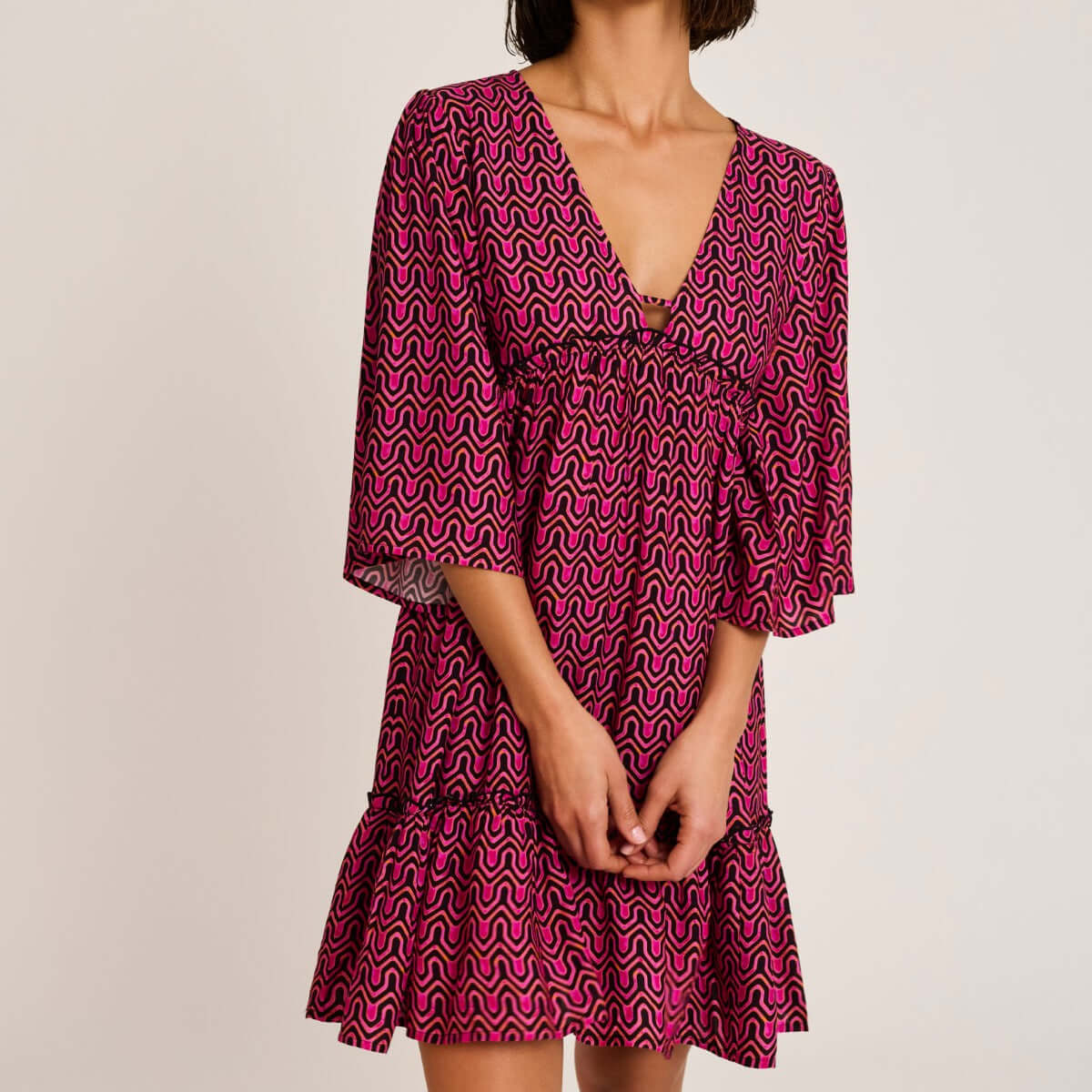 Vestido Selmark BN598 Fucsia