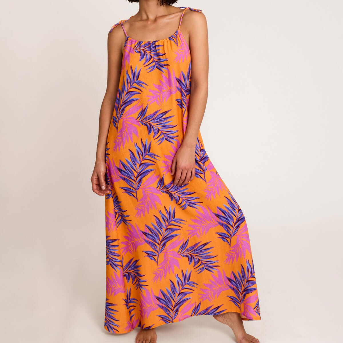 Vestido Selmark BN496 Naranja