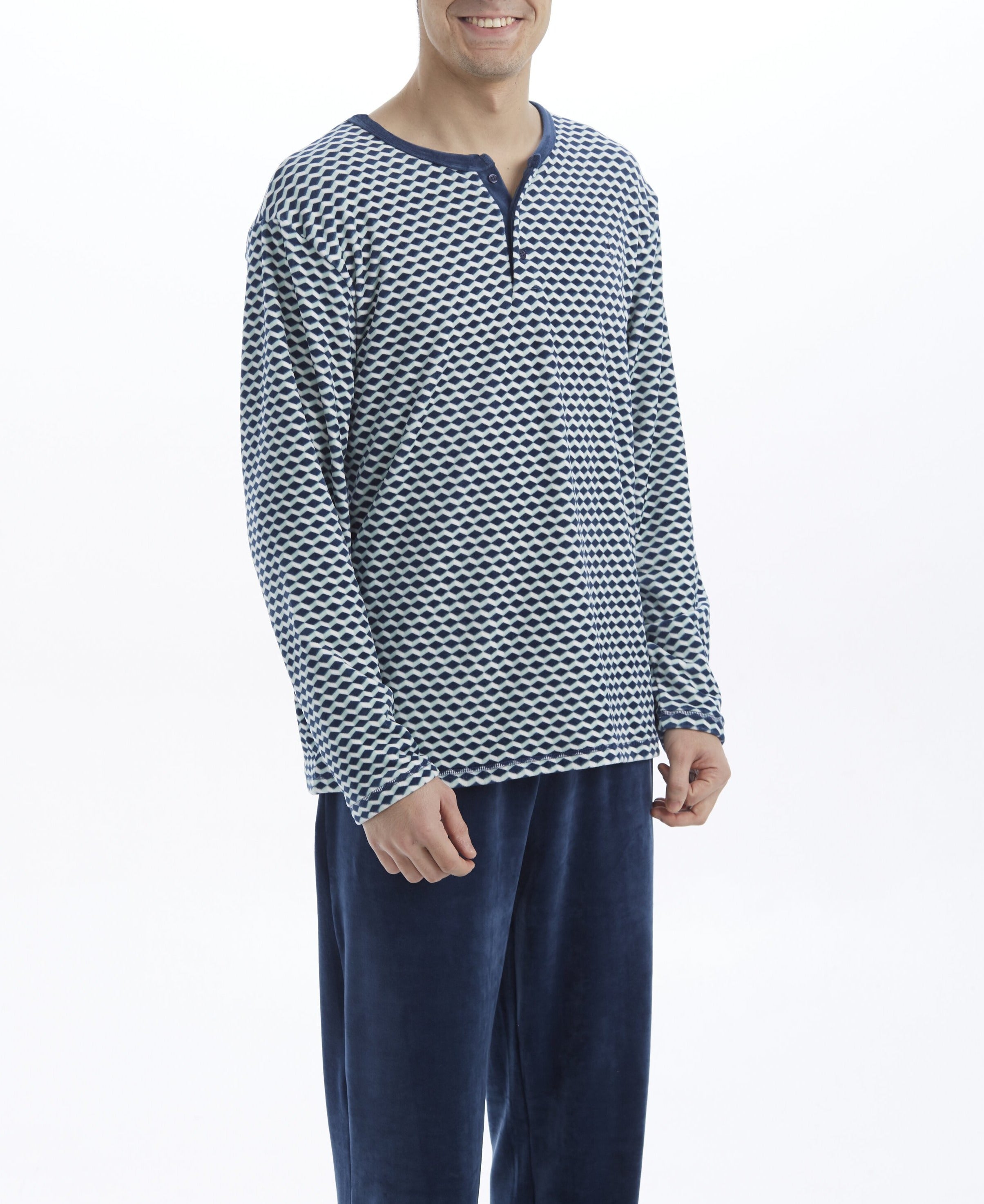 Pijamas hombre CUE 25241 XL Azul ⭐⭐⭐⭐⭐