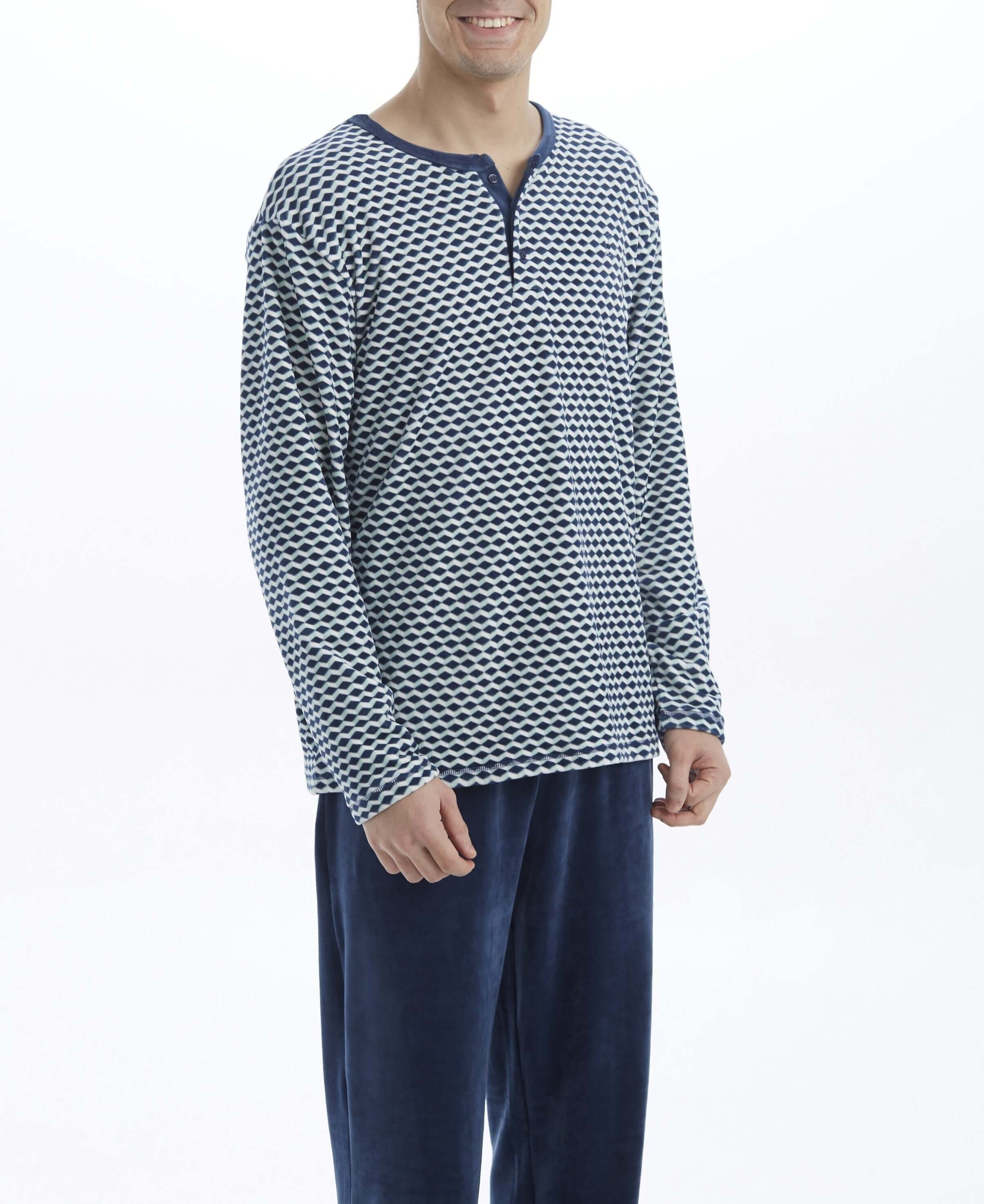 Pijamas hombre CUE 25241 XL Azul ⭐⭐⭐⭐⭐