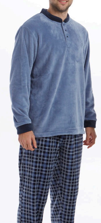 Pijamas hombre CUE 29244 2XL Azul ⭐⭐⭐⭐⭐