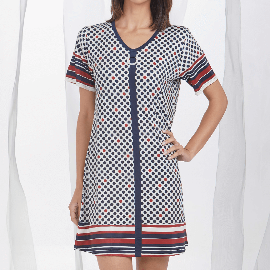 Vestido de verano CUE 32923 Azul