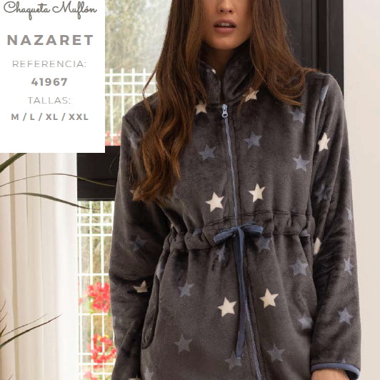 Batas mujer Blanca Hernandez 41967 Gris oscuro ⭐⭐⭐⭐⭐