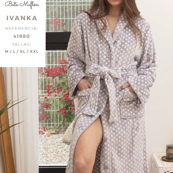 Batas mujer Blanca Hernandez 41980 Gris ⭐⭐⭐⭐⭐