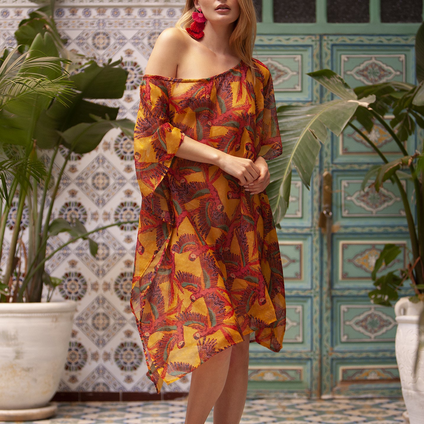 Kaftan Deidad 61131 Unica Amarillo