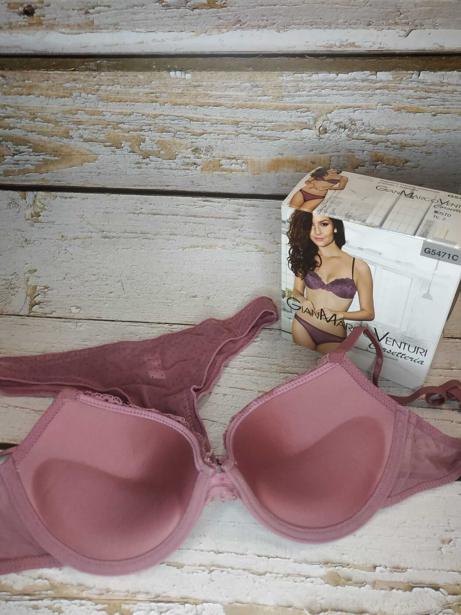 Conjunto sujetador Push up y braga bikini Gian marco Venturi 5471