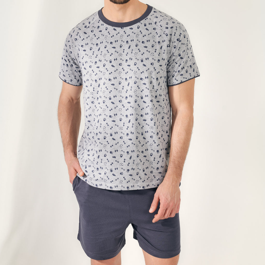 Pijamas hombre Promise 33232 Gris