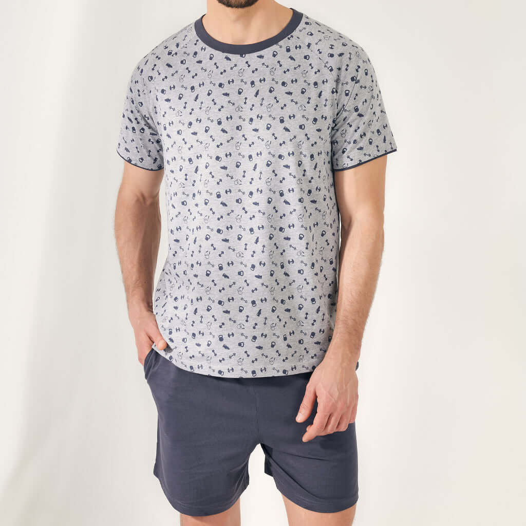 Pijamas hombre Promise 33232 Gris