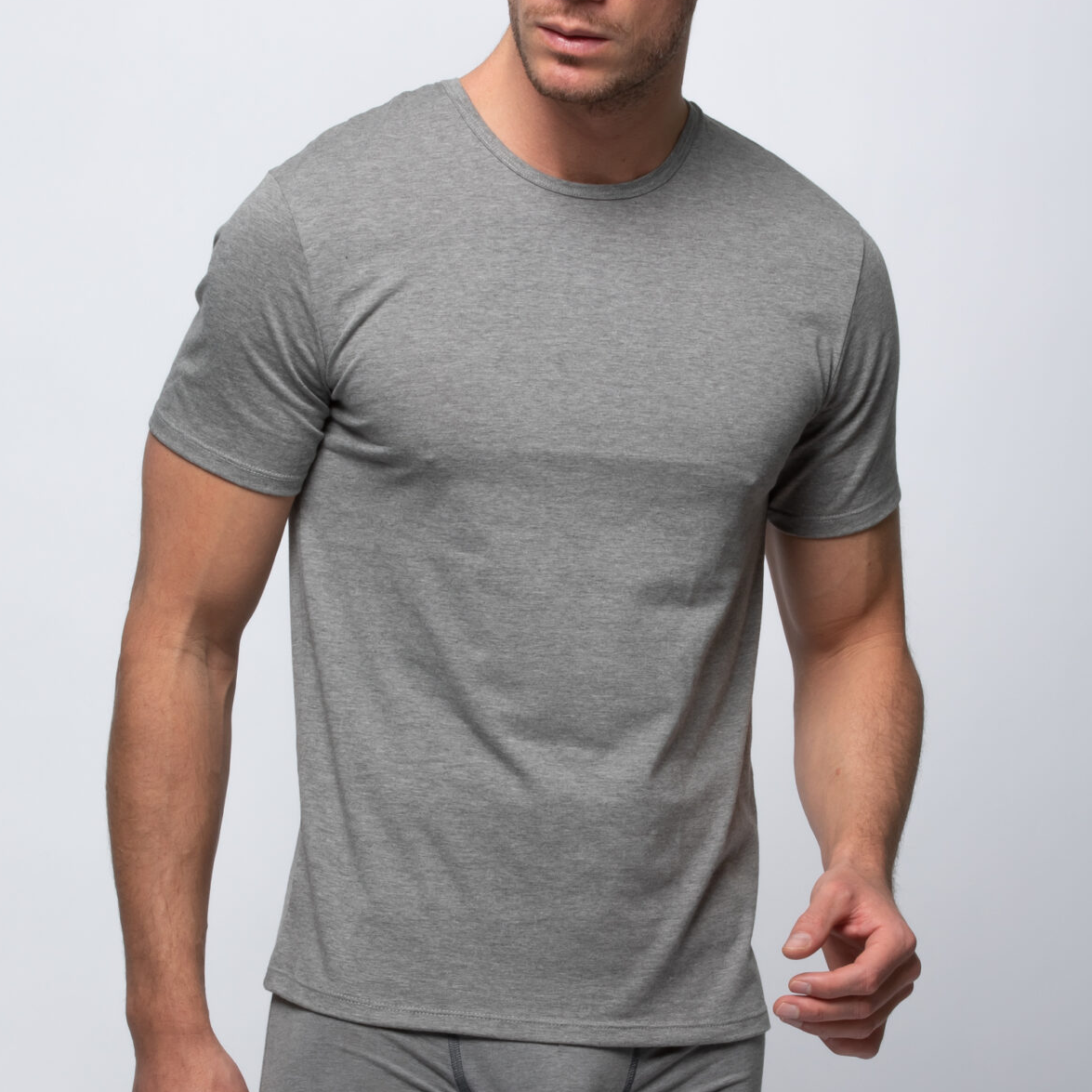 Camiseta interior hombre Abanderado UASA040w Grey