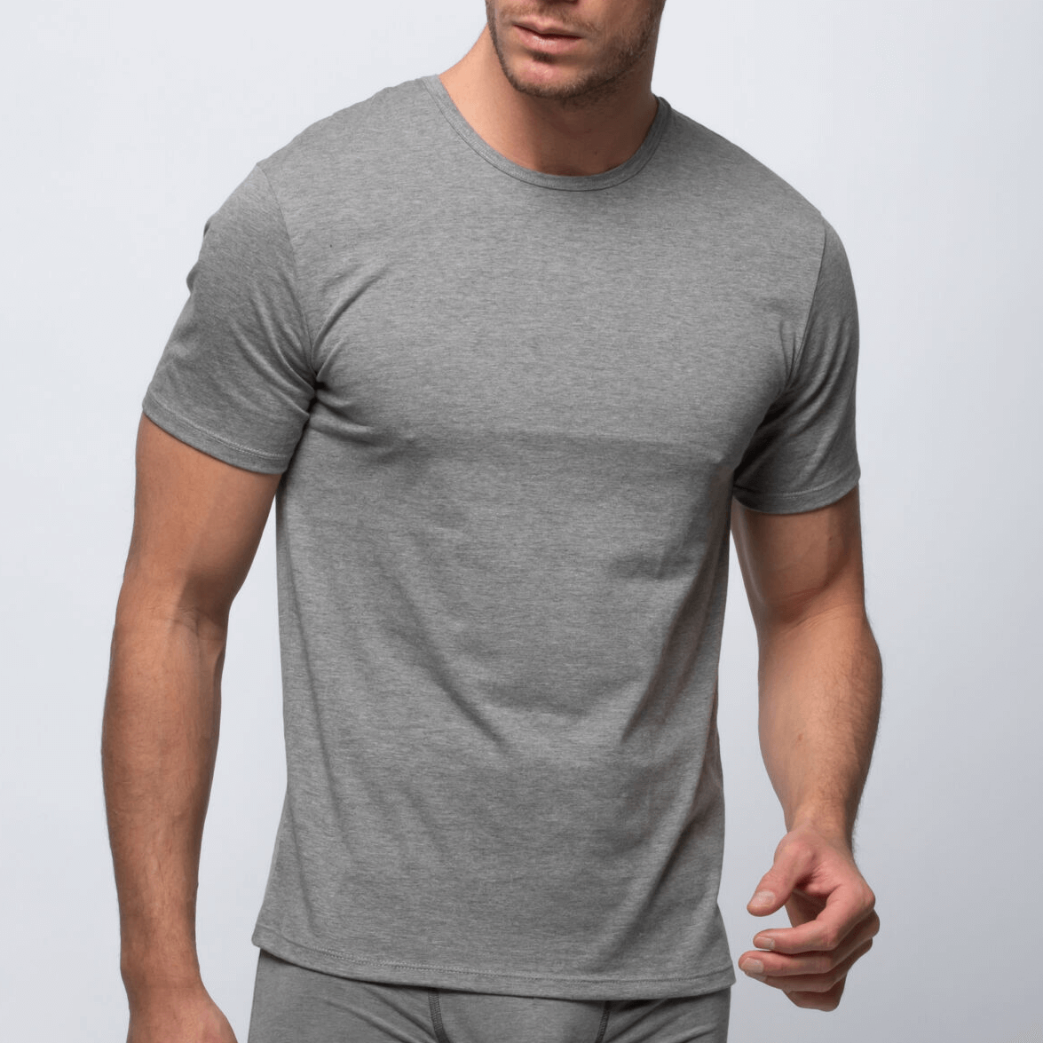 Camiseta interior hombre Abanderado UASA040w Grey