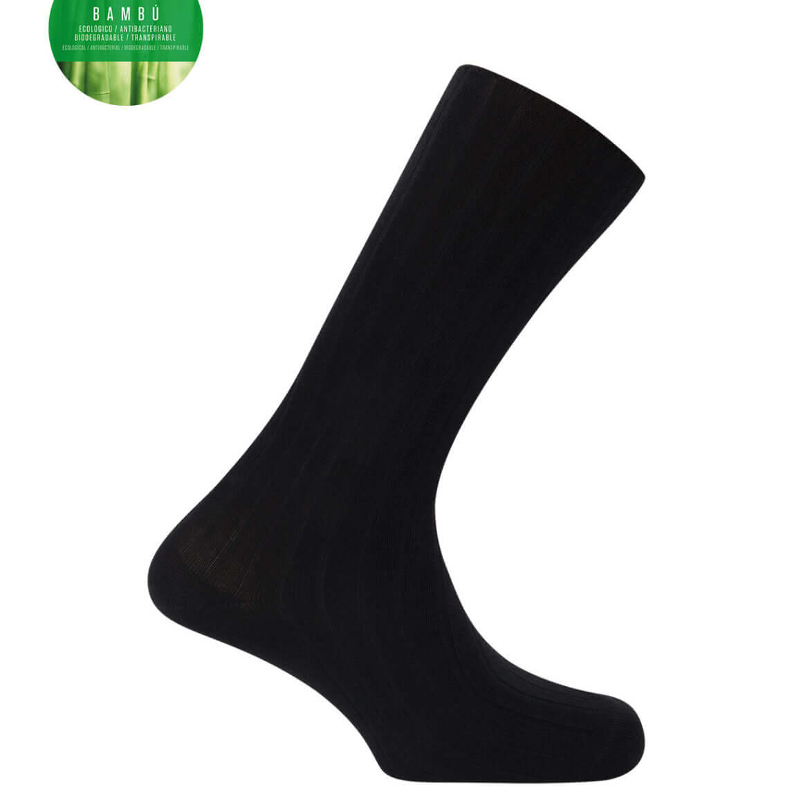 Calcetines bambú Punto Blanco 13528 Única (39-45) Negro 090