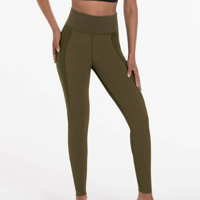 Mallas deportivas de compresion Anita Active 1687 Sport teams PanAlp Dark olive