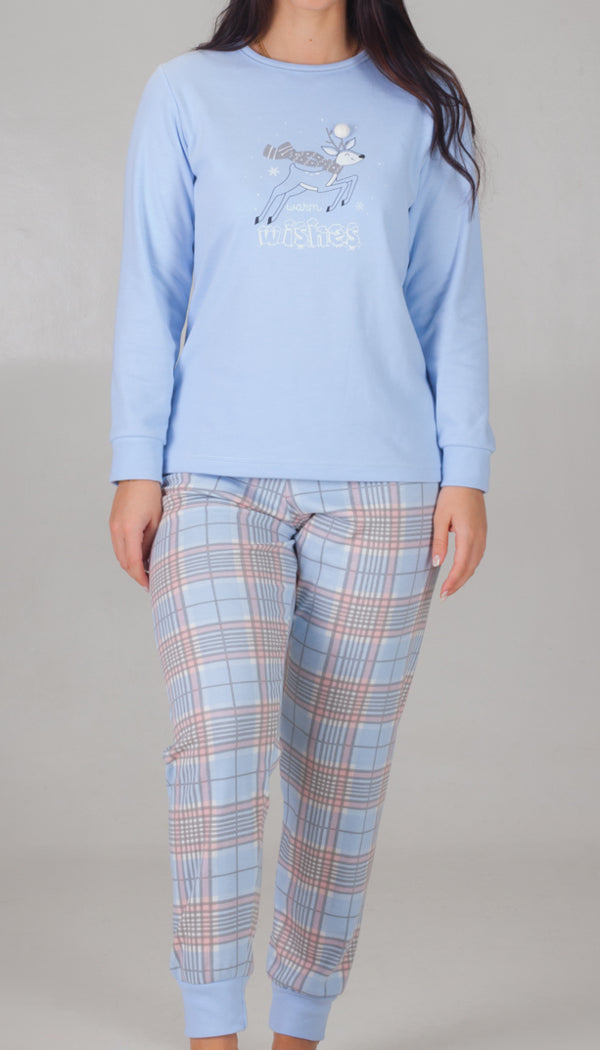 Pijama largo mujer 23352 Rachas