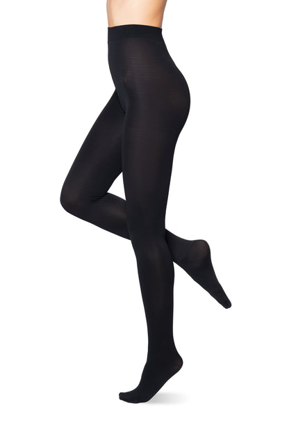 Collants chauds opaques 60 deniers noir